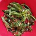 Cooksnap dari Ummu Ayumi untuk resep Karedok kacang panjang/pencok kacang panjang