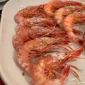 El cooksnap de Marieta cuando hizo Gambas rojas a la plancha.