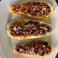 Mommyluvs2cook's cooksnap of when they made Zucchini. & squash pizzas.