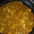 El cooksnap de Txus Peso Larrion cuando hizo Pollo al curry y jengibre.