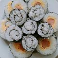 Cooksnap của Gem khi họ làm theo món Kimbap