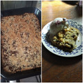 El cooksnap de torda70 cuando hizo Crumble de manzana (o peras).
