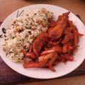 El cooksnap de Armando Sulbaran cuando hizo Pollo agridulce.