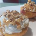 Cooksnap από Σοφία Χαραλαμπάκη στη συνταγή Ροδάκινο ψητό με γιαούρτι
