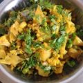 Sushama Y. Kulkarni's cooksnap of when they made फ्लॉवर मटार भाजी (cauliflower matar bhaaji recipe in marathi).