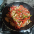 El cooksnap de Francisco javier Felix contreras cuando hizo Fajitas de pollo con pimiento morrón.