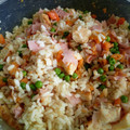 El cooksnap de Celia Laguna cuando hizo Arroz tres delicias (Thermomix).