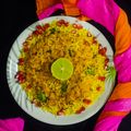 Heejal Pandya's cooksnap of when they made ઈન્દોરી પૌવા (Indori Poha Recipe In Gujarati).