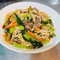 李靈靈 的 沙茶羊肉炒麵 cooksnap