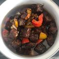 Cooksnap dari Nia - Mimakuki untuk resep Saikoro Wagyu Lada Hitam
