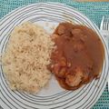 El cooksnap de Adri cuando hizo Pollo en salsa de mostaza y miel.