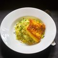Madhumita Bishnu's cooksnap of when they made Persian herbed rice with fish (Sabzi polow mahi) for Iranian new year (Nowruz).
