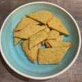 Cooksnap de krissbob06 sur la recette Crackers à la farine de pois chiches (vegan)
