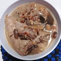 Cooksnap dari Fanny Mirza untuk resep Sayur Ontel (Jantung Pisang) Daun Singkong Ayam