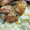 صورة من ساجدة امير، شاركها بعد تجربة وصفة كبسة الفراخ مع الدقوس وسلطه الخيار