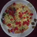 Dr. Pushpa Dixit's cooksnap of when they made રોટલી ચાટ (Rotli Chaat Recipe In Gujarati).