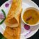 Geeta Gupta का कुकस्नैप जब उन्होंने रवा डोसा (Rava dosa recipe in hindi) बनाया था।