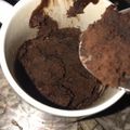 El cooksnap de Micaela Aylén cuando hizo Brownie en taza para microondas.