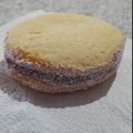 El cooksnap de Alicia Dove cuando hizo Alfajores de maicena argentinos.