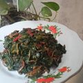Cooksnap dari Rafani Rozaq untuk resep Tumis daun pepaya ikan teri