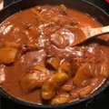 El cooksnap de Eddy Floréz cuando hizo Muslos de pollo con pimiento al microondas (tupperware).