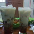 Cooksnap dari Iis Komala untuk resep Es CINCAU Susu dg Gula merah