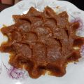 کوک اسنپ sana بعد از امتحان کردن حلوا زعفرانی💜.