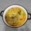 El cooksnap de sramella cuando hizo Sopa de choritos.