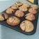 El cooksnap de Sofia Donoso cuando hizo Muffins de arándano.