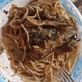Chef K. Madaks Bakery's cooksnap of when they made Simple spaghetti jollof.