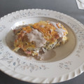 El cooksnap de Natalia Redondo Cánovas cuando hizo Pastel de patata, champis y jamoncito al gratén/salsa de champiñones.🥔🧀🍖.
