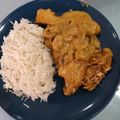 El cooksnap de cristal cuando hizo Jamoncitos de pollo en salsa de almendras con champiñones.