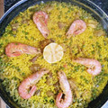 El cooksnap de Maria jose cuando hizo Paella mixta.