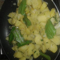 El cooksnap de keyttin serrano cuando hizo Papas salteadas chilenas.