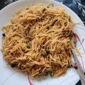 Kanikachotwani का कुकस्नैप जब उन्होंने मसाला जवें (masala jave/sevai recipe in hindi) बनाया था।