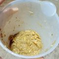 El cooksnap de Paula Gavilan cuando hizo Mayonesa de berenjenas.