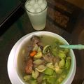 El cooksnap de Gabriela Gálvez cuando hizo Caldo de pollo con verduras🌹.