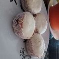 El cooksnap de Daniela Osma cuando hizo Alfajores de maizena gigantes.