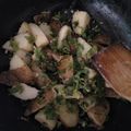 El cooksnap de Jennifer Reyes cuando hizo Papas salteadas.
