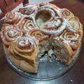 El cooksnap de Yanel Pereson cuando hizo 🍥Rolls de Canela súper esponjosos, con variedad de toppings: Cream cheese, Nevado y Nutella😍.