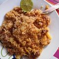 El cooksnap de Shirley Martinez cuando hizo Guiso de arroz con chorizo.