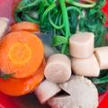 Cooksnap dari Kitchen's untuk resep Sayur Bayam Sosis