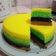 Cooksnap dari Dwi Muslimawati untuk resep Rainbow Cake (Kukus) Mudah Takaran Sendok