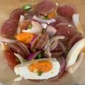 รูป Cooksnap ของ Mo Sorasak เมื่อเขาทำ ยำกุนเชียงไข่เค็ม