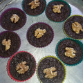 El cooksnap de silvina cuando hizo Muffins de banana y coco (sin harina) 🍌🍫🍩☕.