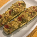 El cooksnap de Andrea Lazzaro cuando hizo Zucchinis rellenos vegetarianos.