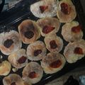 El cooksnap de Melany Mendez cuando hizo Ojitos o Pepas de dulce de leche y mermelada de frutilla.