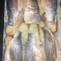El cooksnap de Fidel Sanchez Perez cuando hizo Lubina al horno con papas.