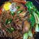 Cooksnap Julia ALeen Aireish semasa beliau membuat Homemade Sizzling Yee Mee.