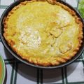 El cooksnap de Andrea Cuellar cuando hizo Tarta de acelga con cebolla.